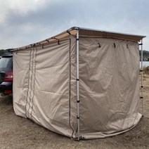 어닝룸 텐트 야외 새로운 스타일의 차양 방수 캠핑 천막 룸 Suv 개폐식 자동차 사이드 공장 도매, Khaki 2M 2.5M