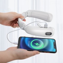 대용량 배터리로 장시간을 따뜻하게! 엑스뷰 스마트 목난로 4단계 온도조절 휴대용 목도리 벨루아체 넥히터, 2세트