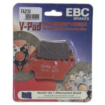 EBC Brakes FA213V 세미 소결 디스크 브레이크 패드 블랙