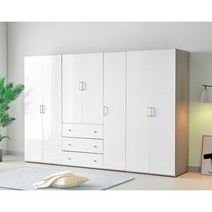 드라마협찬 미니멀리즘 북박이장농 9자 옷장(2컬러) 원룸 추천 우드 아파트, 그레이_이불장