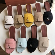 참스 샌들 스웨이드 플랫 슬리퍼 5.5CM 18종