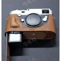 라이카 M10P M10R M10M 카메라 보호 속사케이스, M10P갈색소가죽직접교체배터리