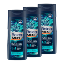 발레아 맨 3in1 스포츠 샤워젤 300ml X 3개 / Balea