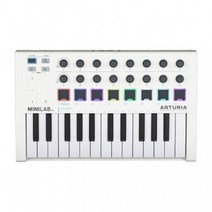 [아투리아] MiniLab MKII [화이트][미디 마스터키보드], 화이트