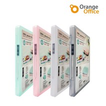 오렌지오피스 A4 인덱스 심플 클리어 파일케이스 20형 23mm, 1개, 블랙