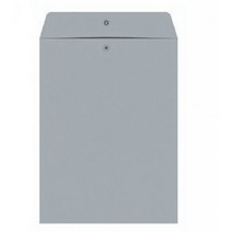 비닐 똑딱이 단추 서류 봉투 회색, 35매, A4