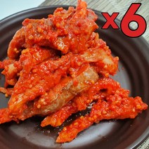 6개 묶음 국내산 가자미식해 1kg 수제 강원도 삼척 가자미 식해 전통음식