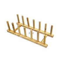 -H/접시정리대/우드접시정리대 원목접시꽂이 페어