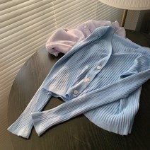 여름 볼레로 가디건 여름용 린넨 가을 캐주얼 아보카도 보라색 14