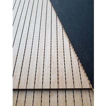 MDF 라인 타공보드(방염처리) 9x1184x2400mm 흡음 방음합판 목재 엠디에프, 화이트오크