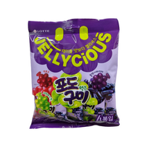 롯데제과 젤리셔스 포도구미, 6개, 196g