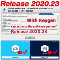 차량점검 .23 키젠 Vd Ds150e Cdp TNESF DELPHIS ORPDC TCS Multidiag 프로 지원 년 모델 자동차 트럭, 01 2020.23 NEW Keygen