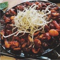 인정쭈꾸미 (철판 양념쭈꾸미) 밀키트 (냉장 550g 2인분), 쭈꾸미(쌈세트포함)