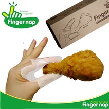 핑거넵 일회용 손가락 장갑 치킨 비닐 미니위생, 100개, 1개입