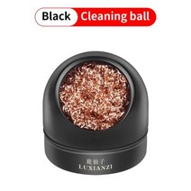 LUXIANZI 메쉬 필터 스탠드가있는 청소 볼 솔더링 솔더 철 팁 용접 주석 제거 금속 와이어 Dross 클리너, LXZ9190101-D