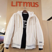 리트머스 공용 신상세일!! 인기짱!! 플러피얀 후드집업 점퍼