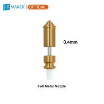 3D프린터 3D프린팅 3D스캐너 3D프린터소모품 JGMAKER 0.4mm 빠른 교체 노즐 키트 압출기 및 아티스트 D 용, 01 0.4 Metal Nozzle_02 8pcs