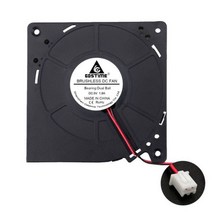 12032 브러시리스 터보 팬 DC 5V 12V 24V 48V 듀얼 볼 블로어 쿨러 원심 120X120X32mm 12cm 자동차 시트 냉각, 5V XH2.54 2PIN