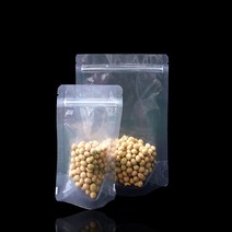 [B1P] PET 투명 지퍼스탠드 지퍼봉투 13X20cm 100P _ 한약파우치 음료파우치 스탠딩파우치 ( B1P / 83889EA ), 13cmX20cm, 본상품선택