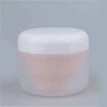 [버블빈] 화장품용기 크림용기-50ml 100ml-핑크 그린 화이트(속캡포함), 50ml-핑크