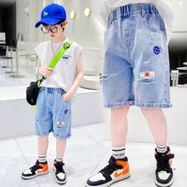 헬로가든 콜든라벨 청 반바지