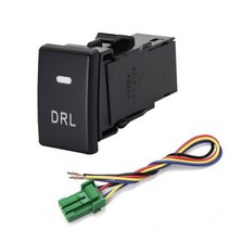 자전거 레이더 후미등Isuzu mu-x 전면 안개등 LED DRL 난방 테일 게이트 레이더 주차 센서 스위치 버튼 와, 02 DRL