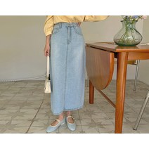 [리리앤코] 라이노 뒷트임 롱 스커트