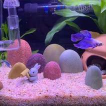 물고기 탱크 조경 자연 채색 돌 고급 물고기 탱크 돌, 15-20 실린더