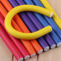 10 개/몫 부드러운 헤어 Curler 롤러 컬 머리 Bendy 롤러 DIY 매직 헤어 Curlers 도구 스타일링 롤러 스폰지 헤어 컬링|flexi rods|roller cu, 단일, 1개, 18mm