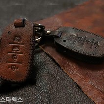 [KT알파쇼핑]스타렉스 스마트키케이스 차키케이스, 현대4버튼D타입/브라운_W761AB6