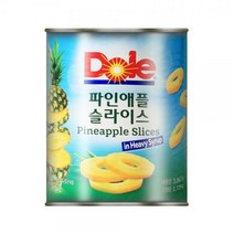 통조림 후르츠칵테일 PINEAPPLE 파인애플 과일빙수 칵테일 3kg 과일빙수 슬라이스 돌 파인애플캔 피자토핑, 단품, 단품