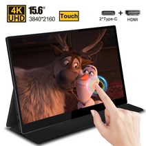 32인치 모니터 4k 15.6 터치 스크린 휴대용 디스플레이 4 5 스위치 시리즈 전화 게임 노트북 유형 3.1, 15.6인치, jp 플러그