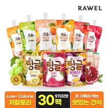 [KT알파쇼핑][30팩] 팅글 곤약젤리 9가지맛(복숭아 머스캣 애플망고 감귤 석류 리치 등), 1-1. 복숭아+리치+패션후르츠