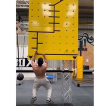 전문 헬스장 등반 핑거 보드 체력 훈련 클라이밍 보드, 옐로우