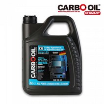 카보오일 CARBO OIL 카보 엔진오일 5w40 TRUCK 5L 100% 합성유