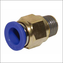 [공구메이트]원터치 피팅 니쁠 닛플 우레탄 호스 브레이크 호스용 06mm 08mm 10mm, PC06-PT1/4