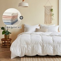 [소프라움] 사르르 사계절 폴란드 구스이불+이불커버세트 퀸 (5color), 베이지_퀸