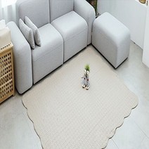 모플라 워싱 침대겸용 러그 베이지200X230