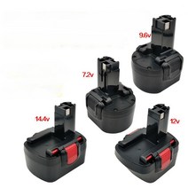 보쉬호환 전동 충전 드릴 충전기 배터리 GSR 7.2v 9.6v 12v 14.4v, 9.6v 1.5아 (1500mAh)