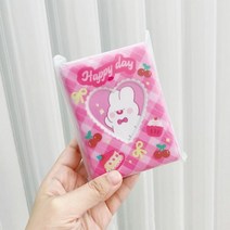 3인치 사진 앨범 동물 토끼 곰 그림 보관 케이스 40구 폴라로이드 사진첩 포토북 대용량, H1