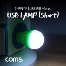 전구형 USB 램프 / 그린 / 실내조명 / 무드등 / 인테리어 조명, NB743