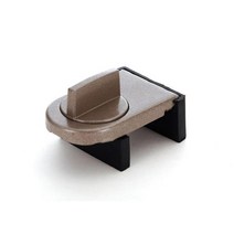 창 안전 잠금 장치 도난 방지 버클 알루미늄 합금 슬라이딩 도어 스톱퍼 어린이 보호, [01] brown, brown