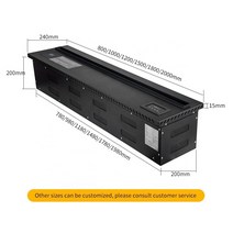 엔틱 미니 거실 복도 벽난로콘솔 컬러 화염 화로 전기 벽난로 장식 굴뚝 증기 1500mm, [02] monochrome, [01] EU PLUG 220V