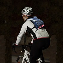 애니맥스 FOLED-RD-1000-스마트 모빌리티 블루투스 리모트 컨트롤 방향지시등이 있는 안전가방 LED점멸등 레이데코 자전거 후미등 자전거백팩 안전용품, BNY-자전거모양+남색가방+황색LED