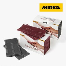 MIRKA 머론 토탈 수세미 밀카 1박스 (25pcs) 밀카 자동차그릴청소 섬유수세미 부직포 연마지, #1500 UF