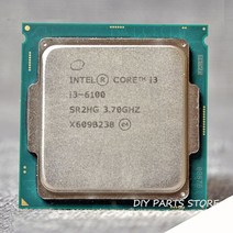 [해외]Intel 코어 2 코어 i3-6100 i3 6100 LGA 1151 듀얼 코어 3.7MHZ 3M RAM DDR3L-1333 DDR3L-1600 DDR4 GPU