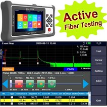 활성 섬유 라이브 테스트 MINI OTDR 1550nm 22dB 광섬유 반사 터치 스크린 맵 이더넷 케이블 테스터 장비 SM, 1550nm UPC