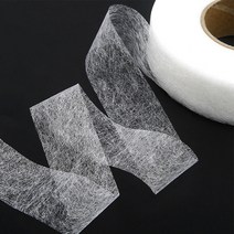 접착심지 안감 원단 양면 다대 테이프 부직포 열접착 의류용, 화이트 2.0cm (03-345C)