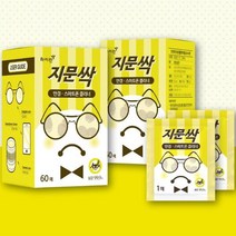 지문싹 안경/스마트폰 크리너 180매(60매x3)/ 1회용 안경닦이 안경티슈, 3개