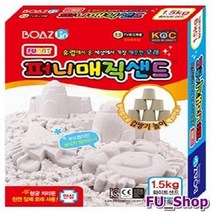 ForU430 퍼니매직샌드 화이트 1.5kg 실내모래 샌드클레이 모래놀이 모래샌드
